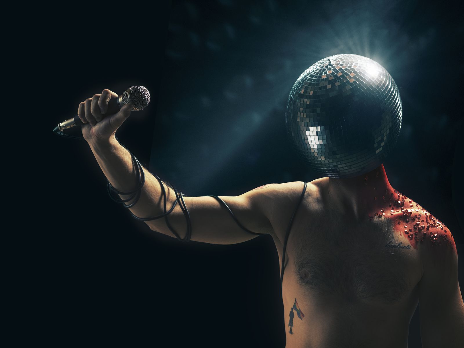 Poster - Disco Ball Performer