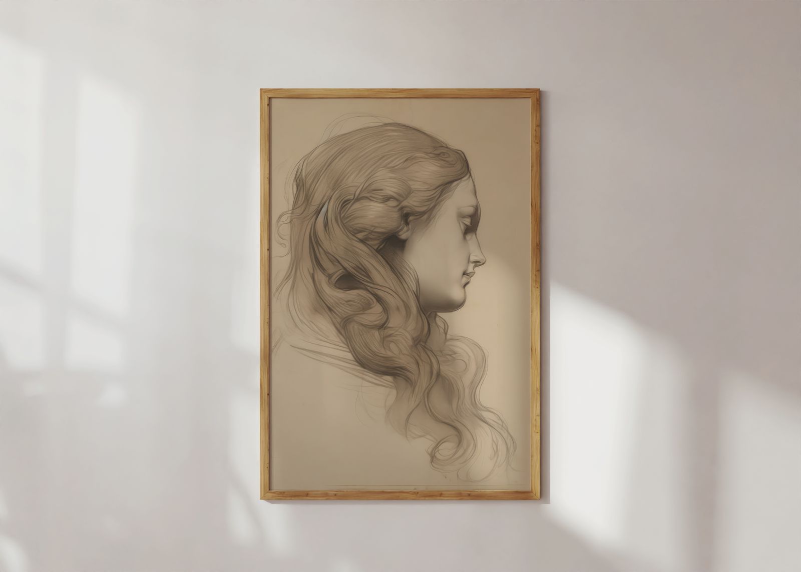 Poster - Schets van een Vrouw