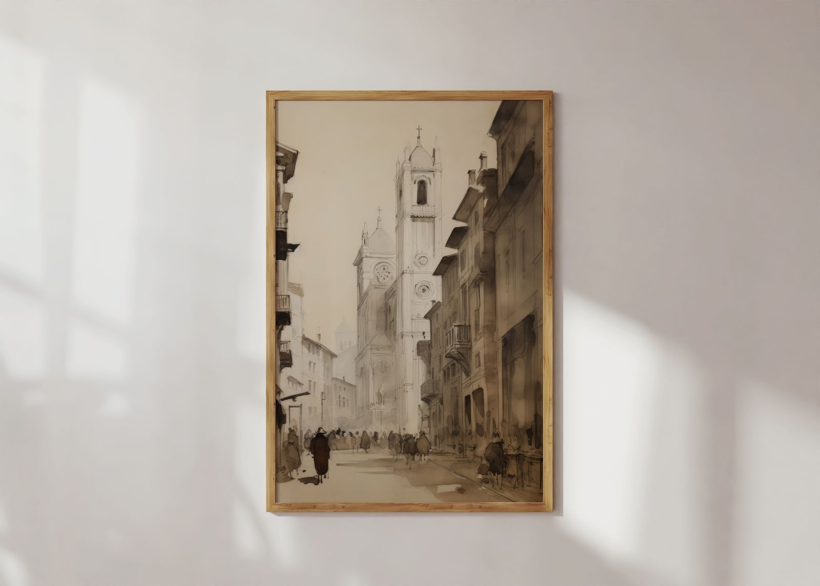 Poster - Stadsscène