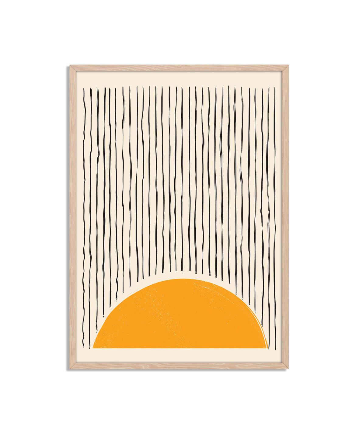 Minimalistisch Zonsondergang Abstract Poster