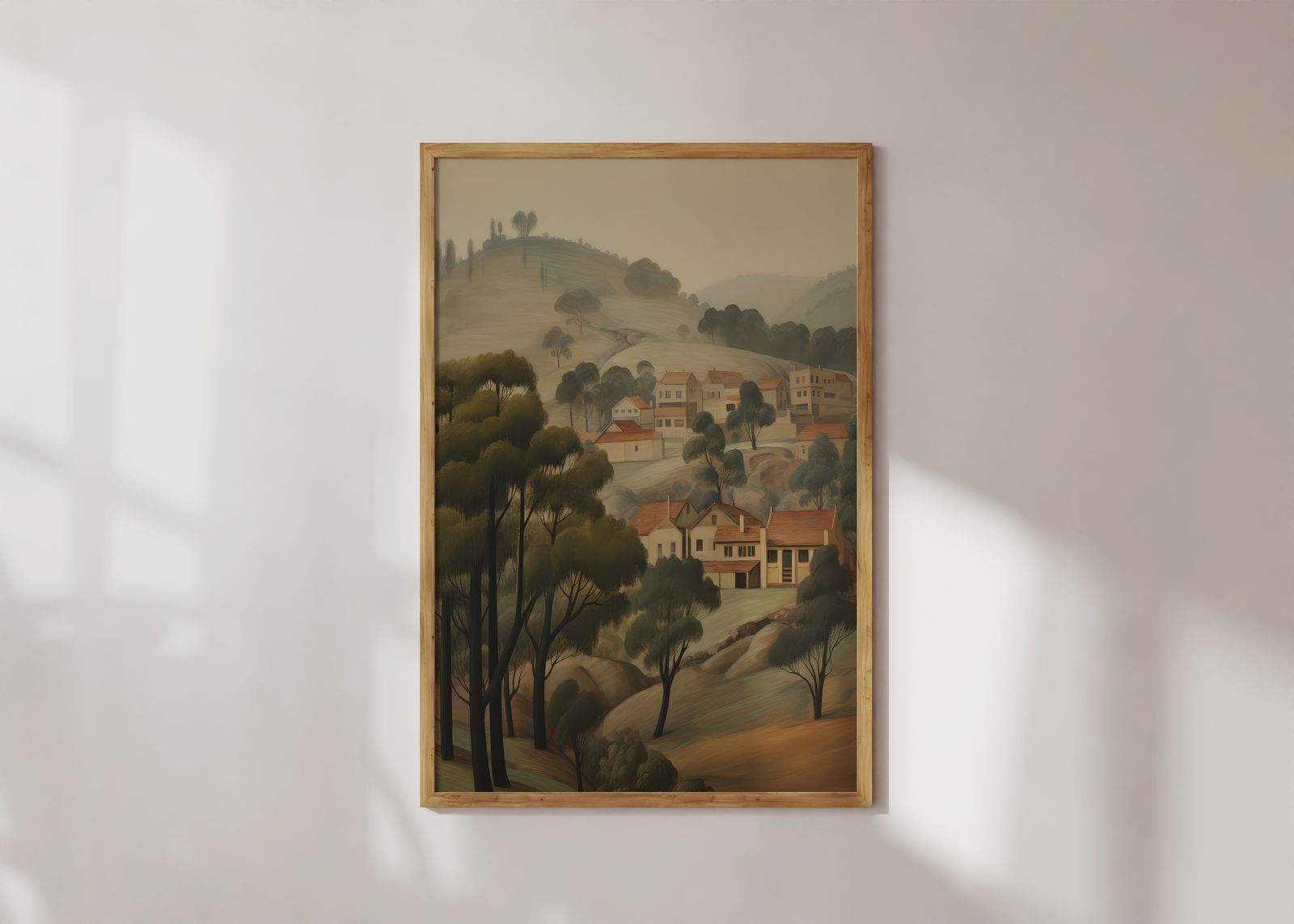 Poster - Seren Landelijk Landschap