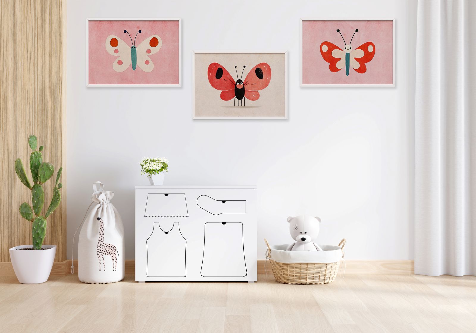 Poster - Vlinders Collectie / Set van 3