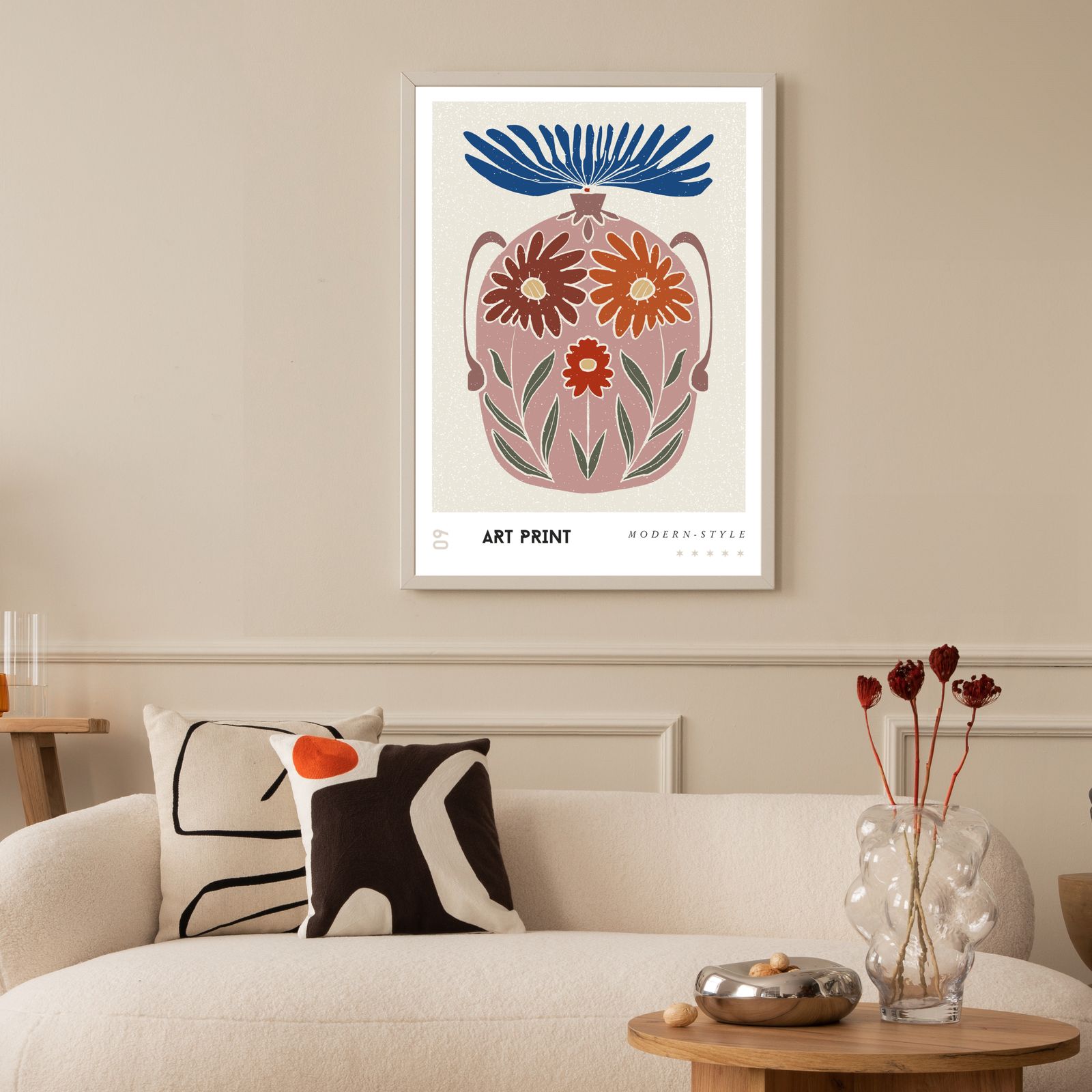 Modern-Style Art Print Poster