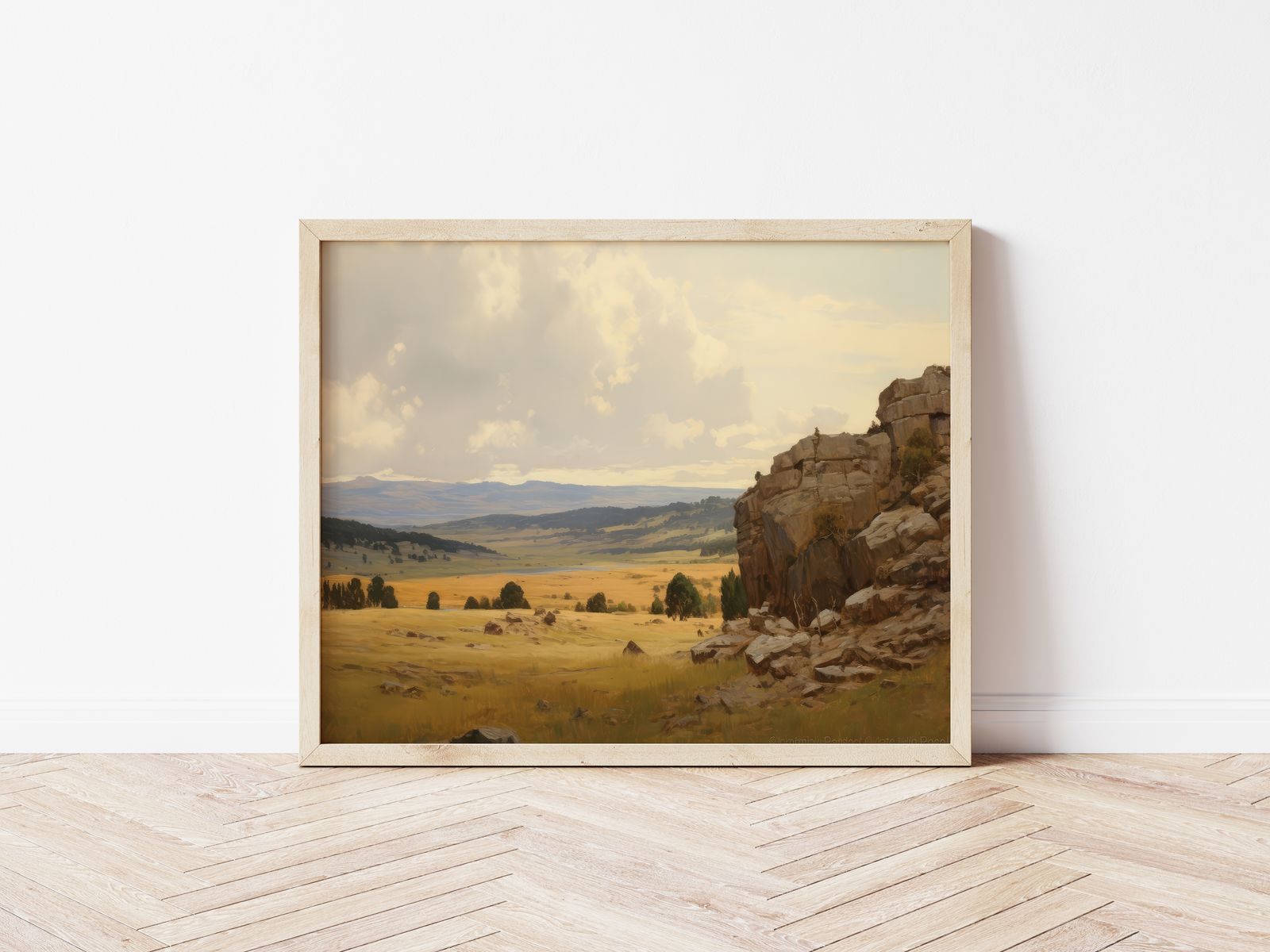 Poster - Rustig Landschap