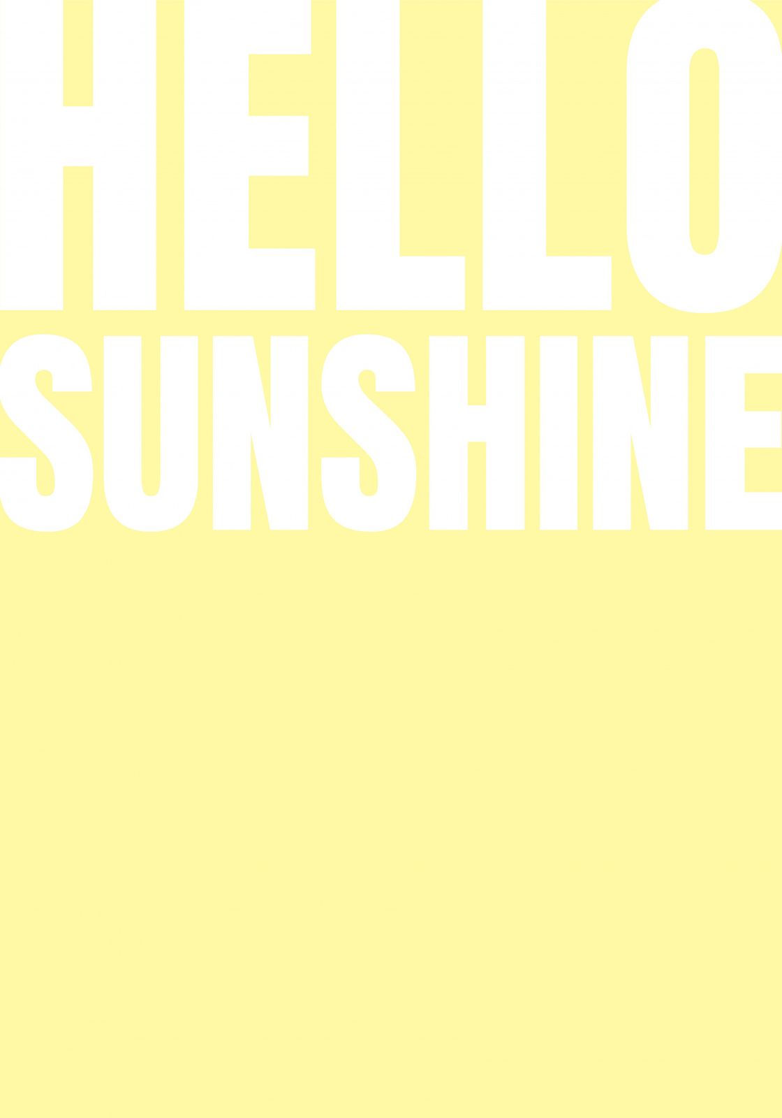 Poster - Hello Sunshine
