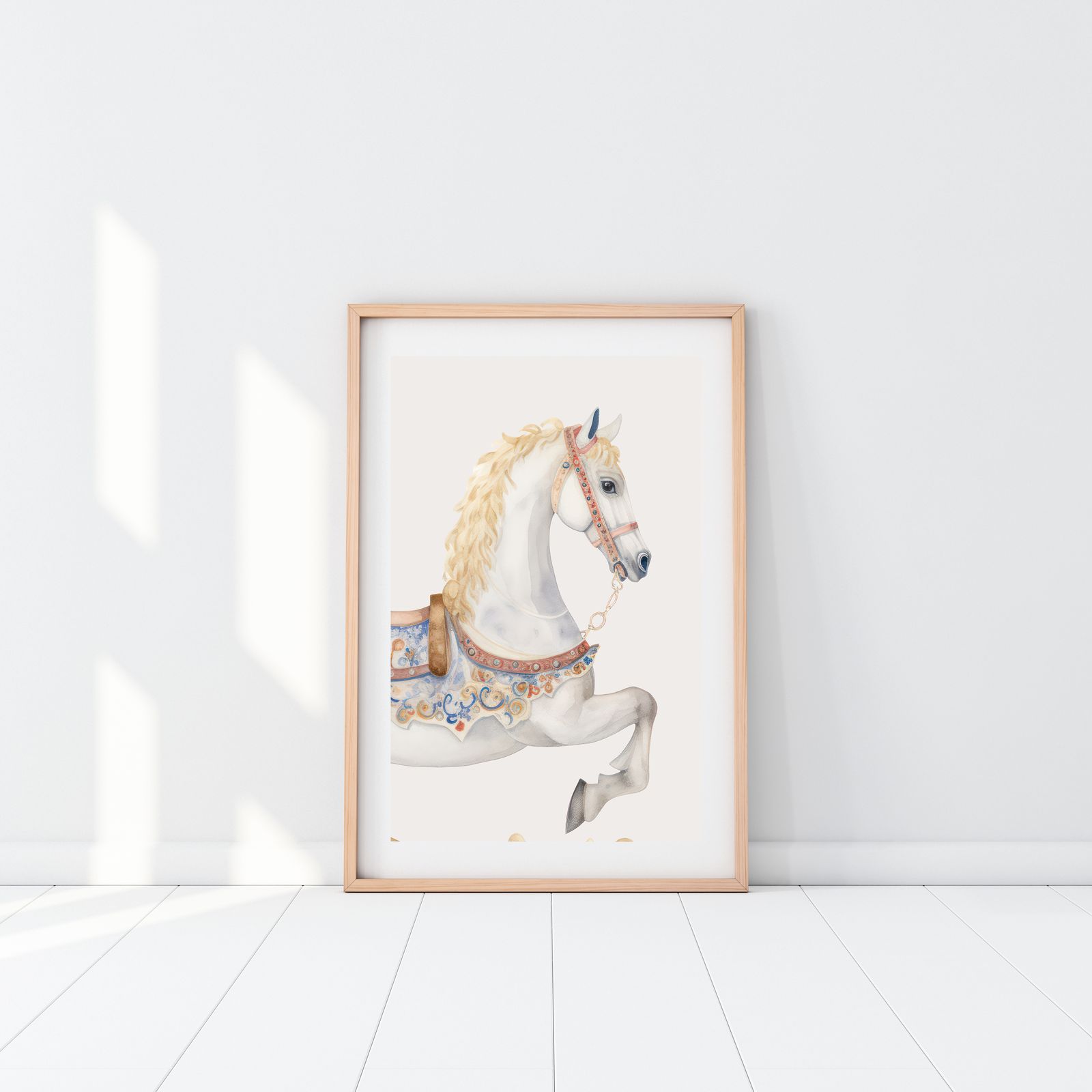 Elegante Paardenkunst Poster