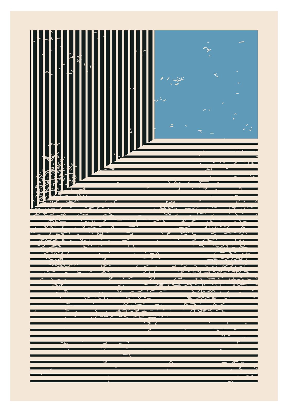 Poster - Geometrische Lijnen