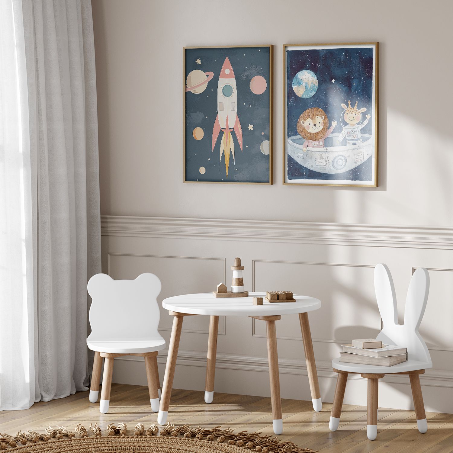 Poster - Ruimtereis / Set van 2