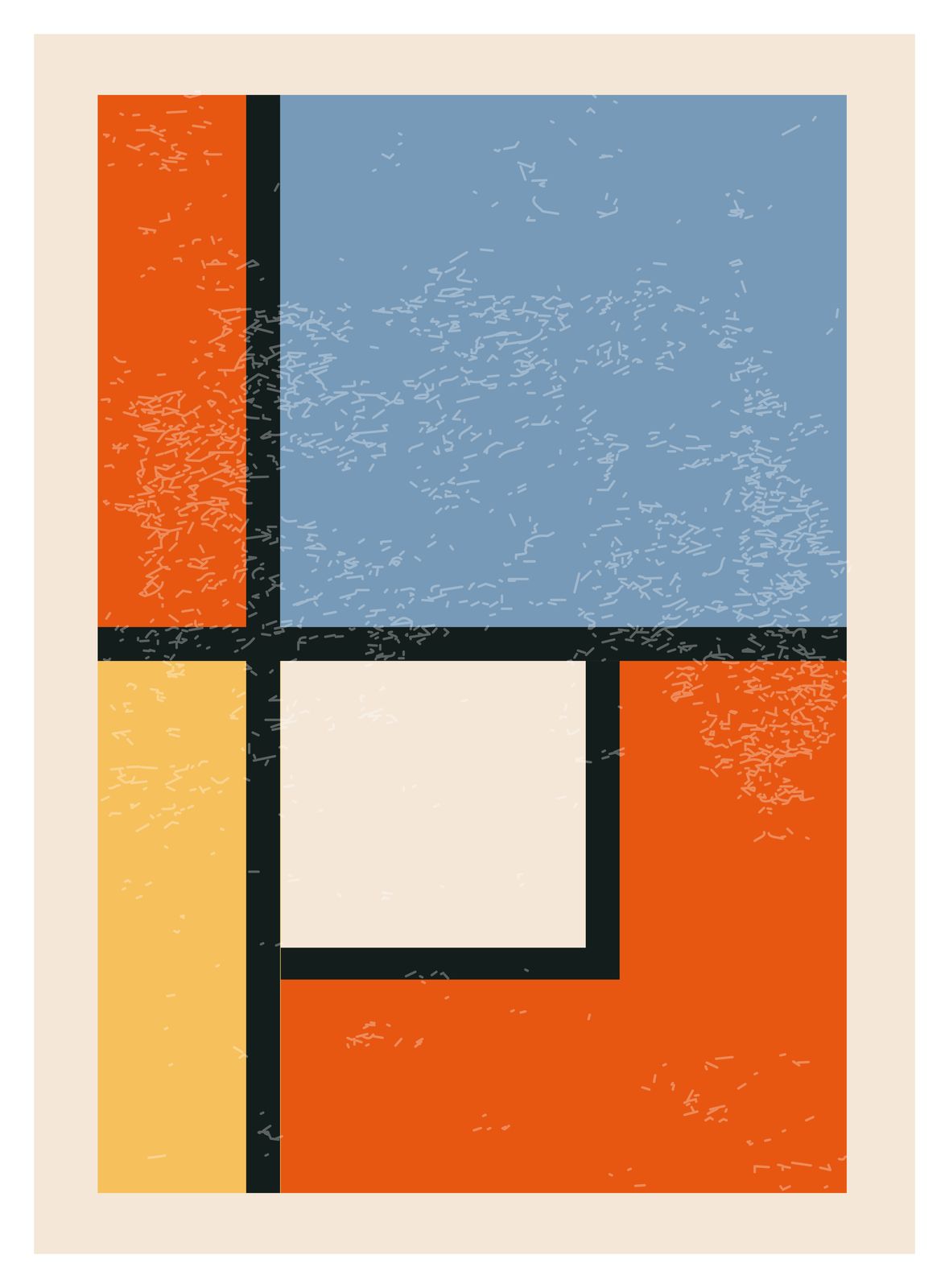 Poster - Abstract Geometrisch Ontwerp