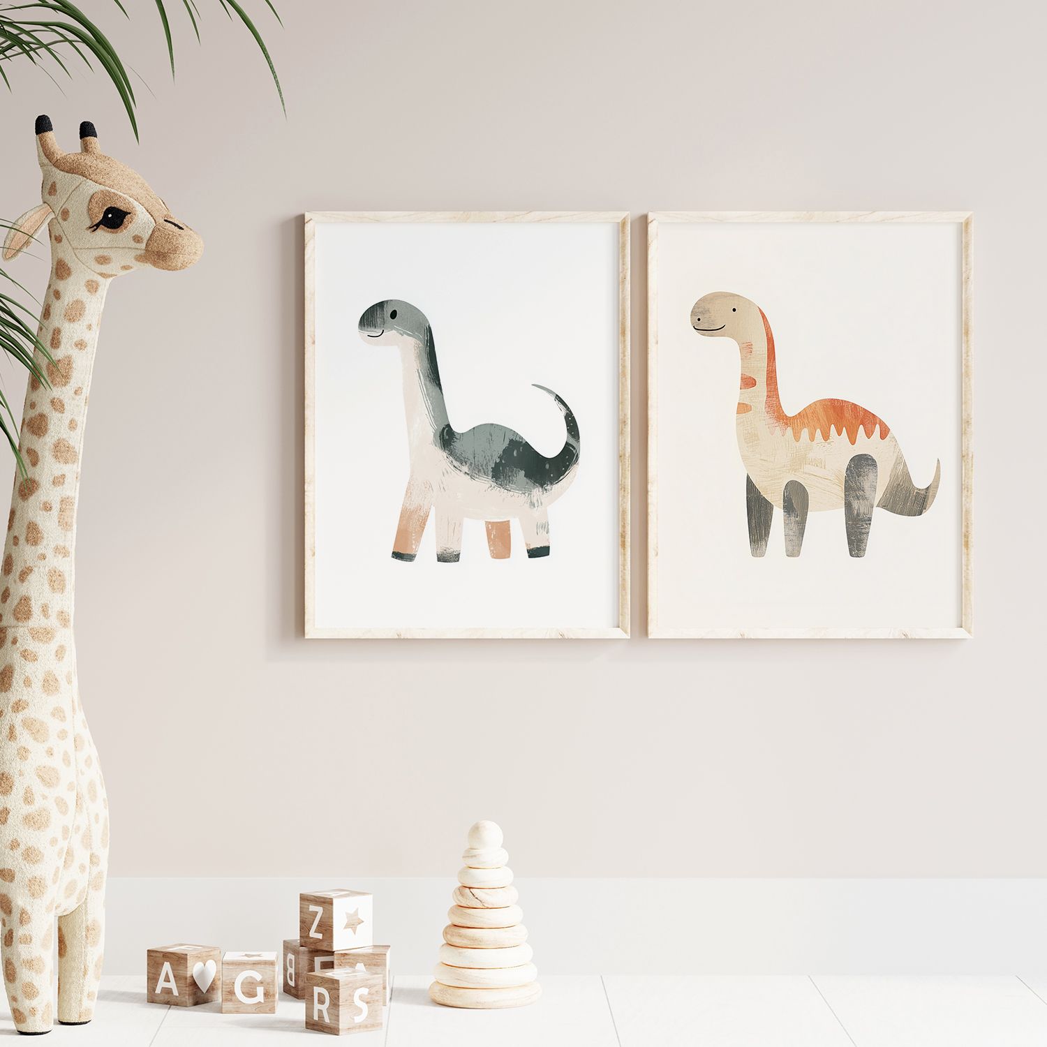 Poster - Dinosaur Vrienden / Set van 2