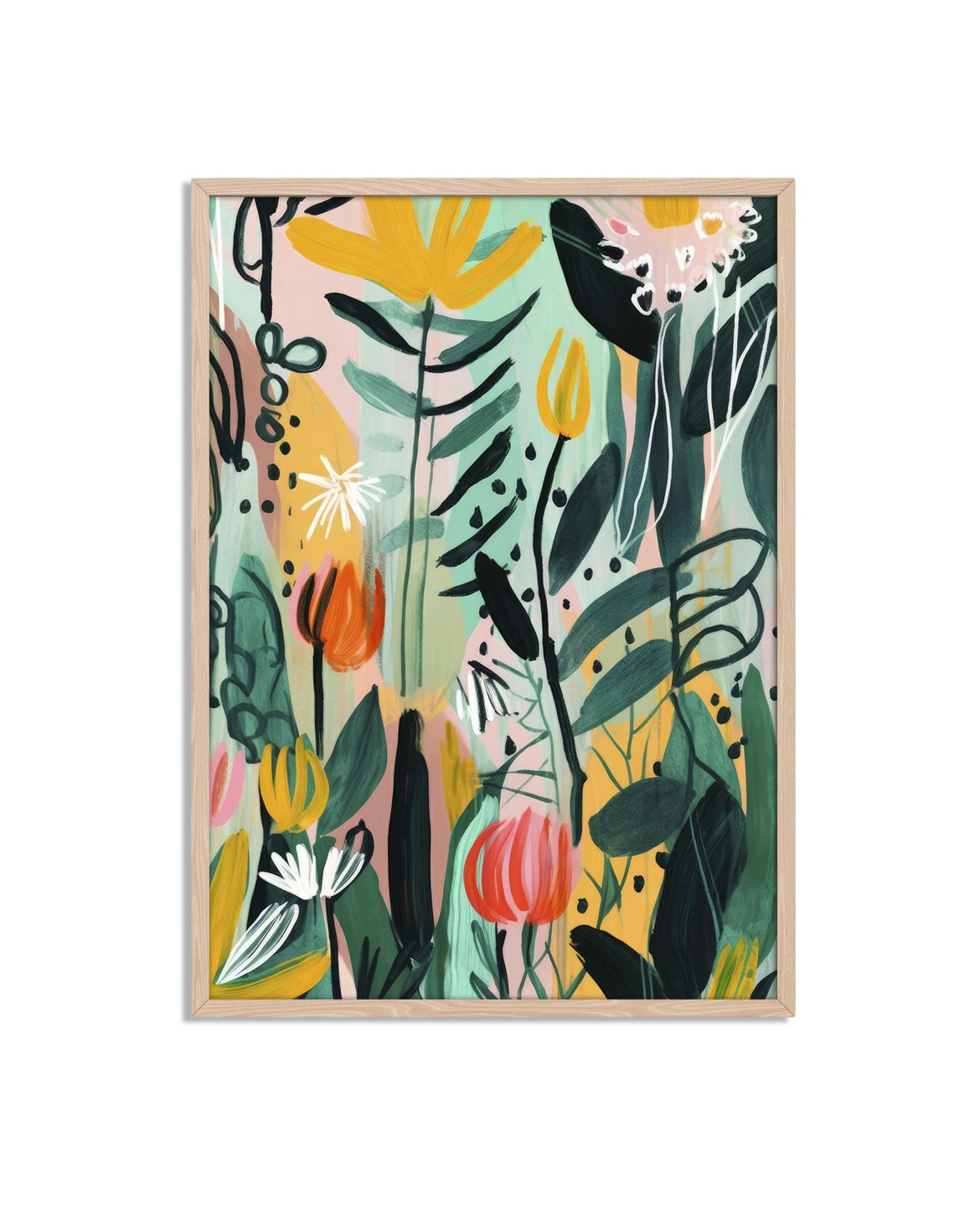 Bloemenjungle Poster