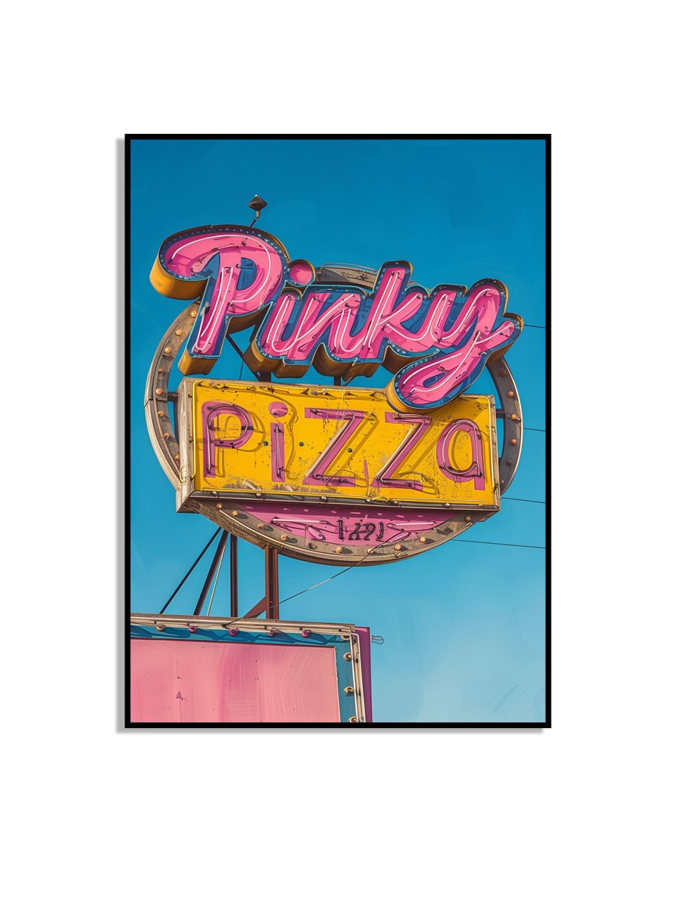Pinky Pizza Poster