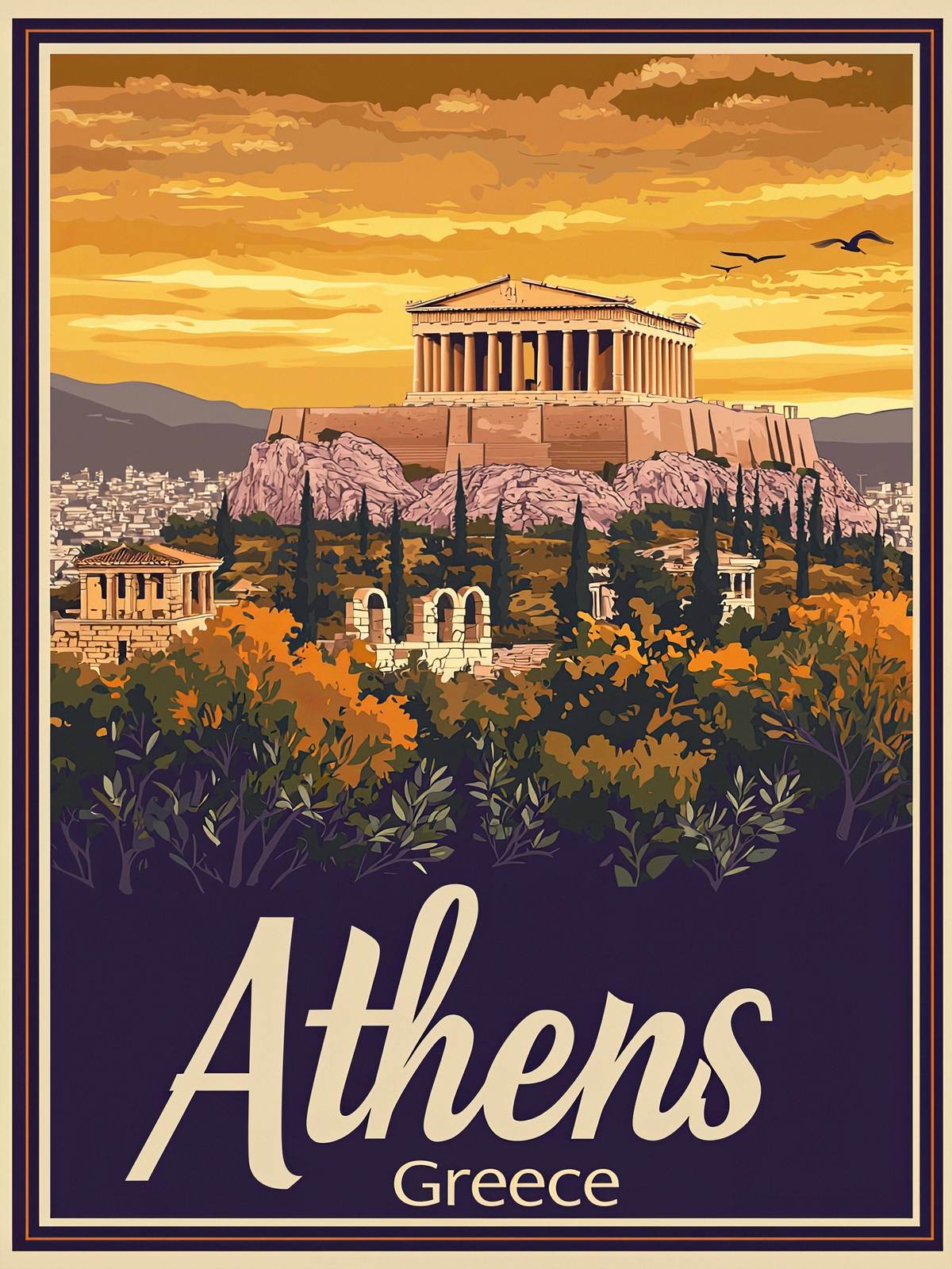 Poster - Athene Griekenland