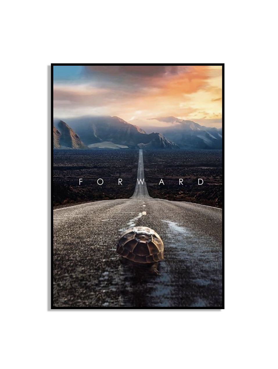 Vooruit Reis Inspirerende Poster