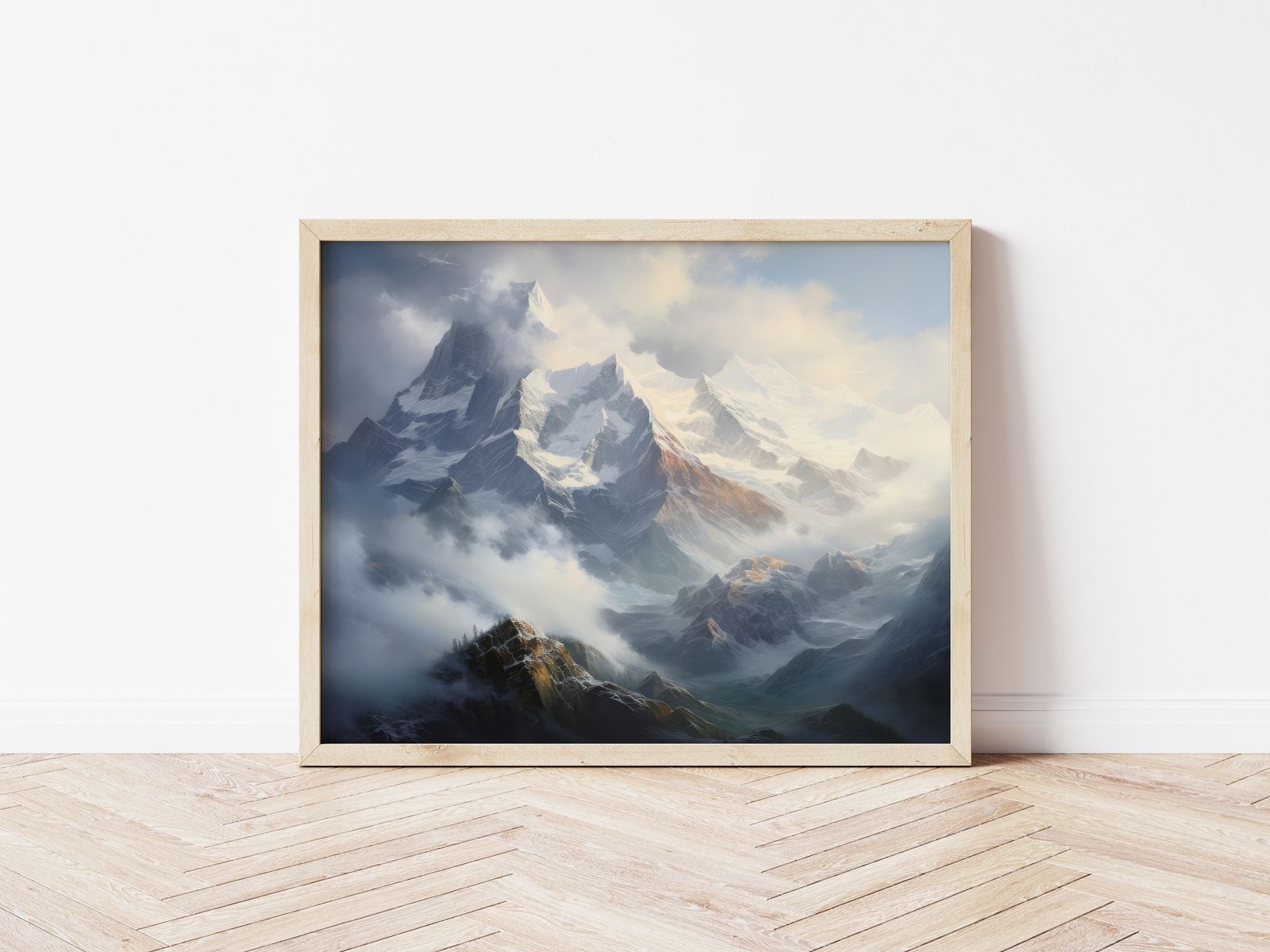 Poster - Majestueus Berglandschap
