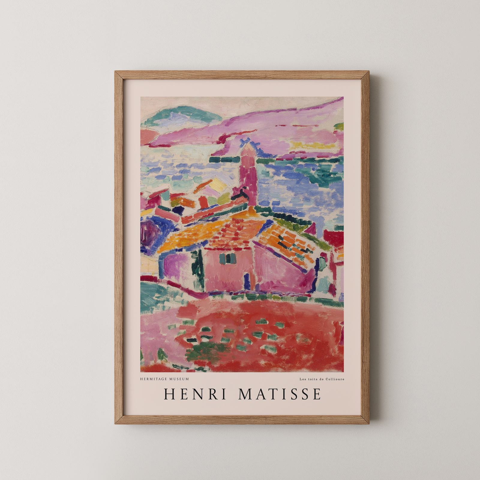 Poster - Les Toits de Collioure door Henri Matisse