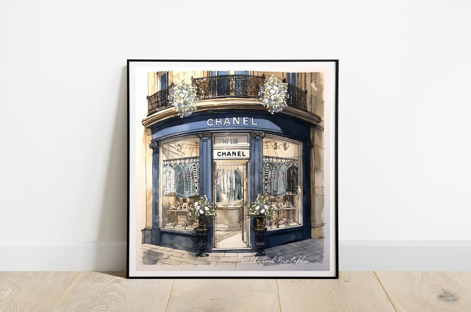 Chanel Modewinkel Poster
