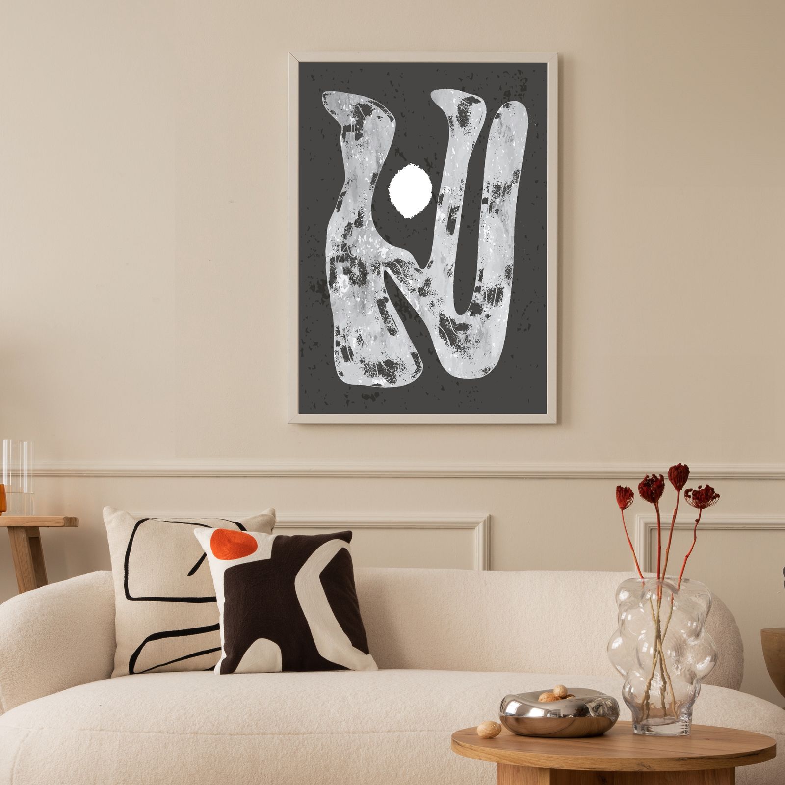 Abstracte kunst wandposter