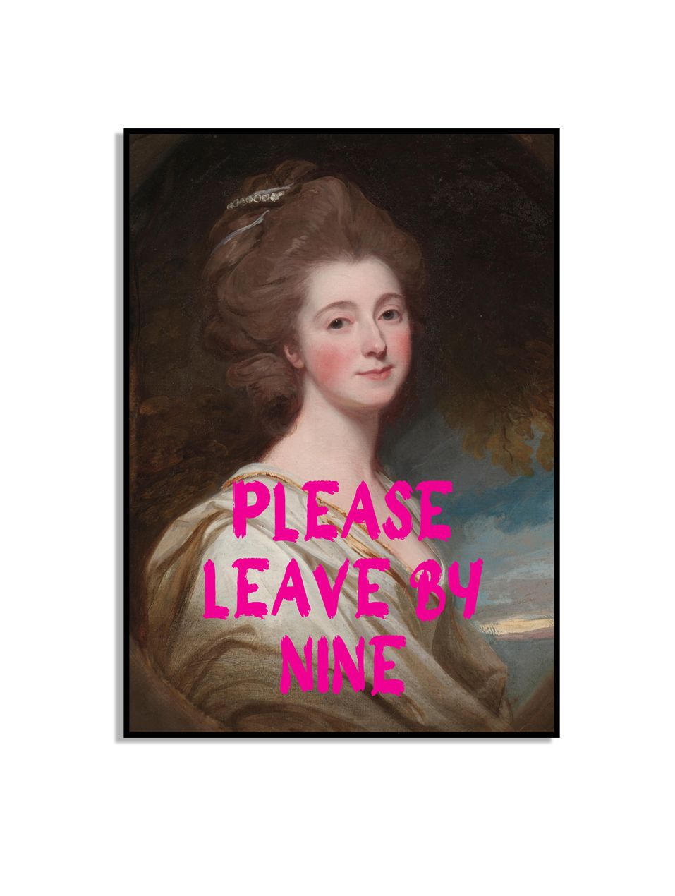Please Leave By Nine Poster