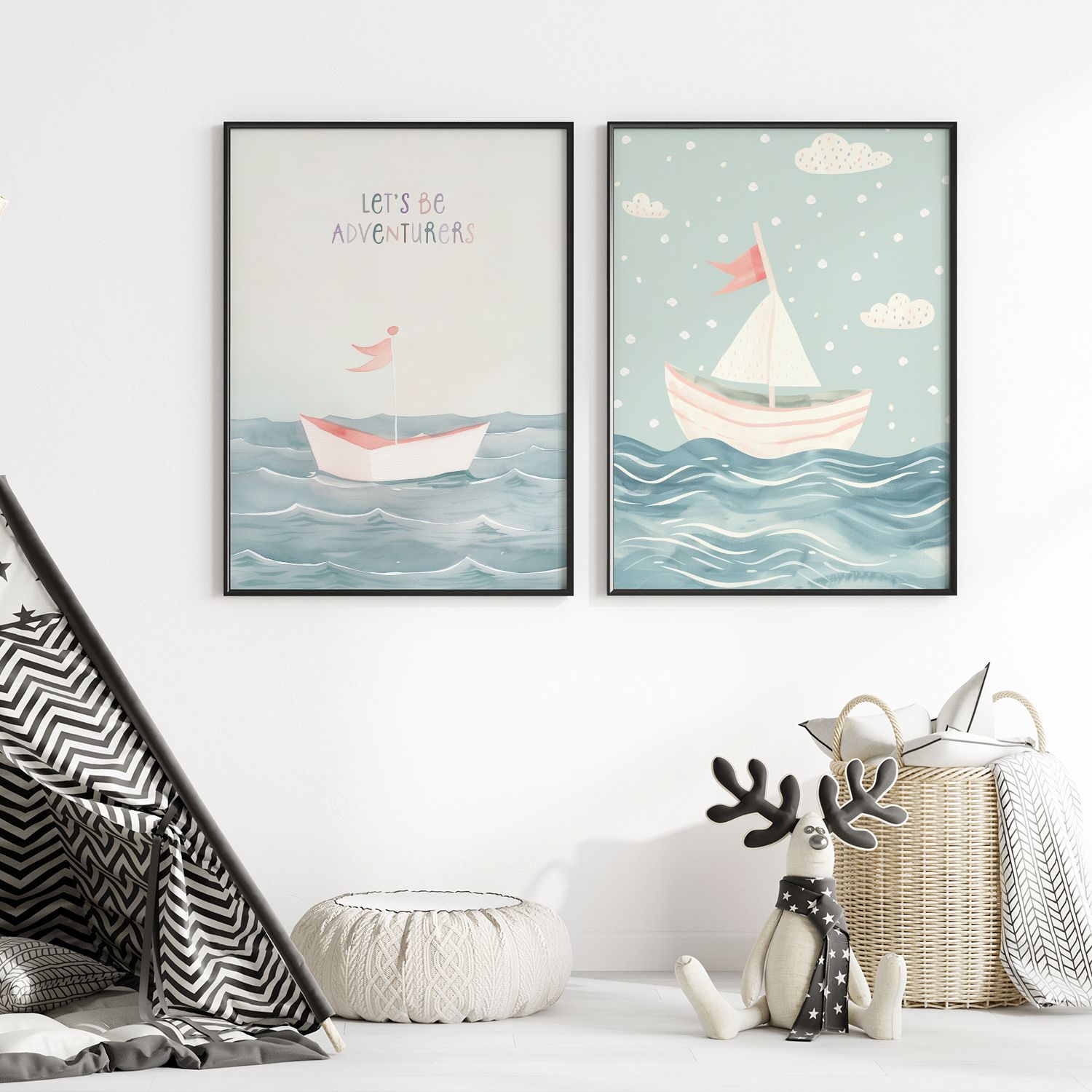 Poster - Avontuurlijke Boten / Set van 2