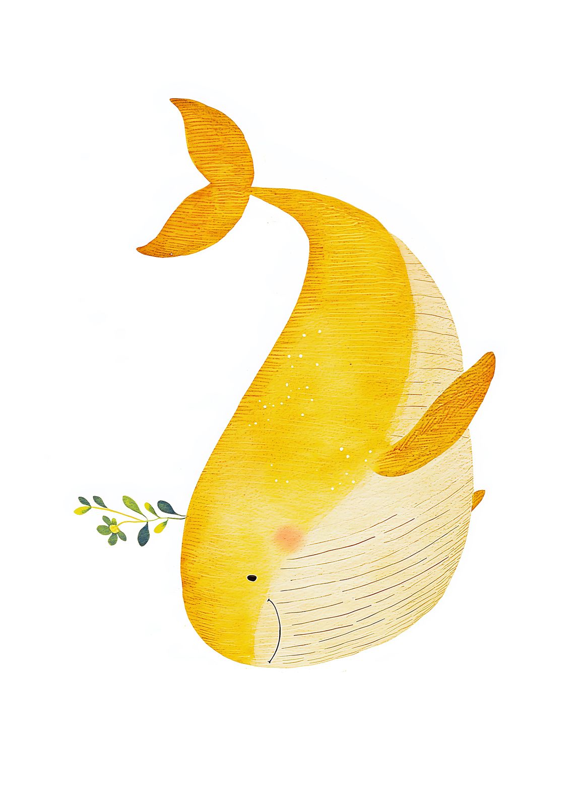 Poster - Gele Walvis