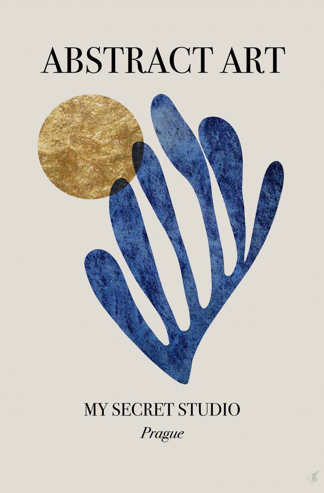 Poster - Abstracte Kunst My Secret Studio