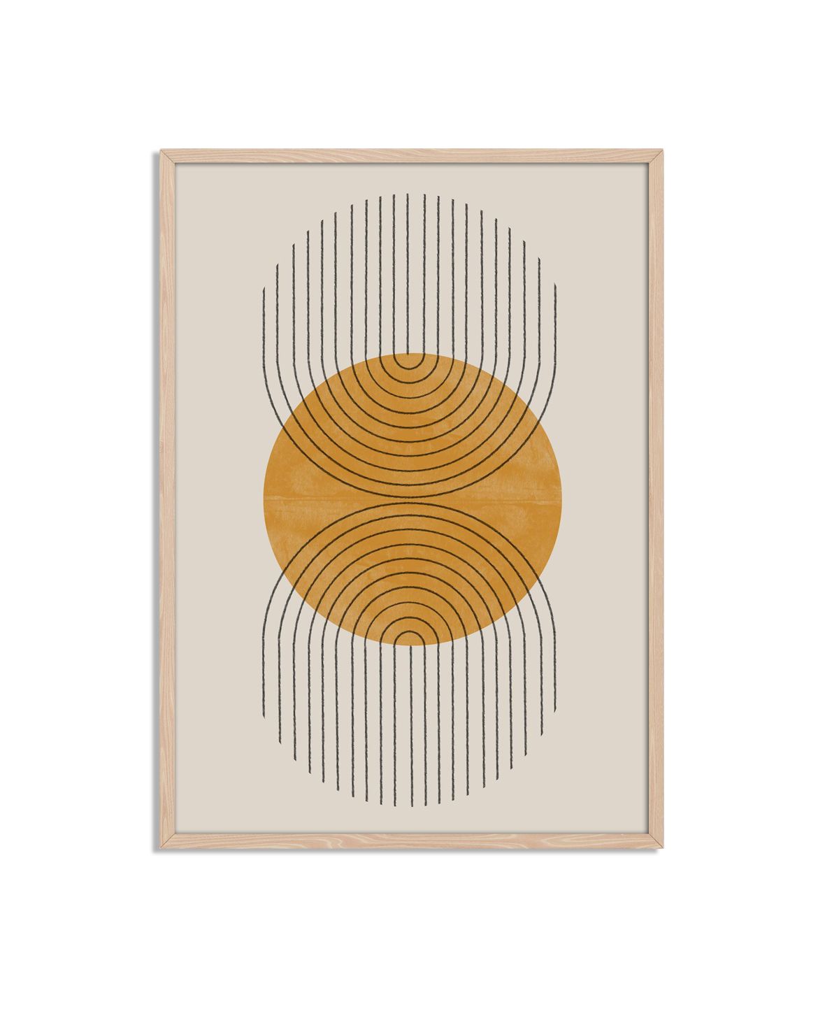 Abstracte Cirkels Poster