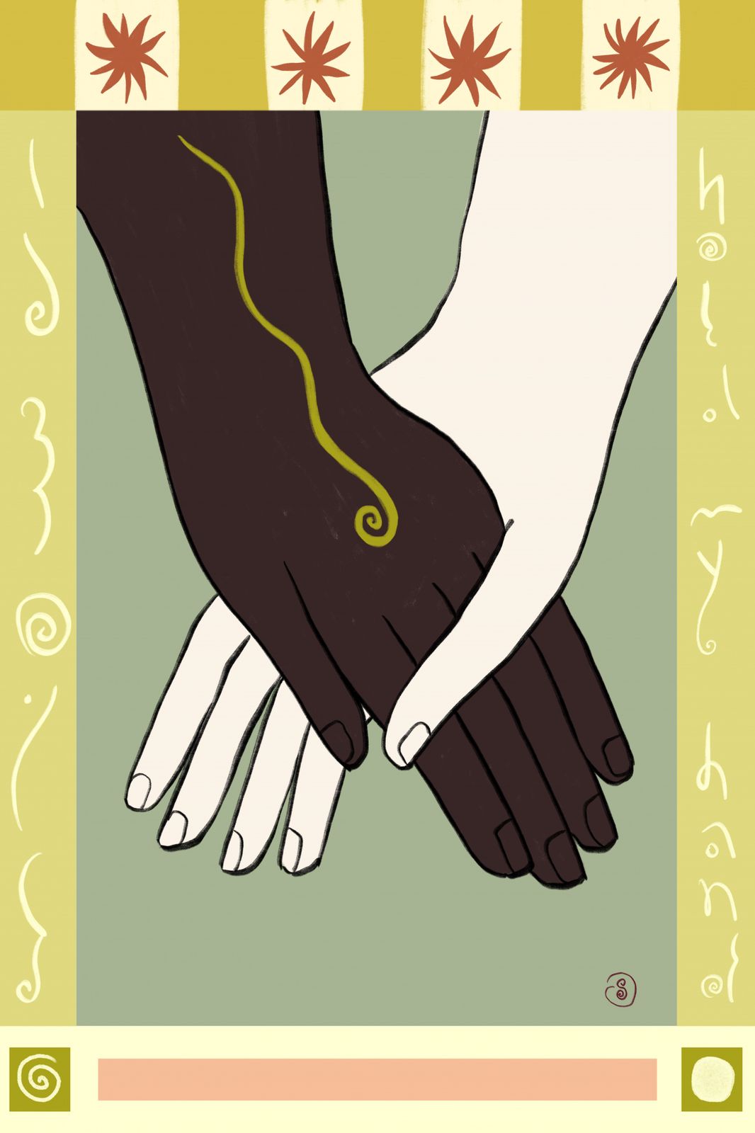 Poster - Handen Vasthouden