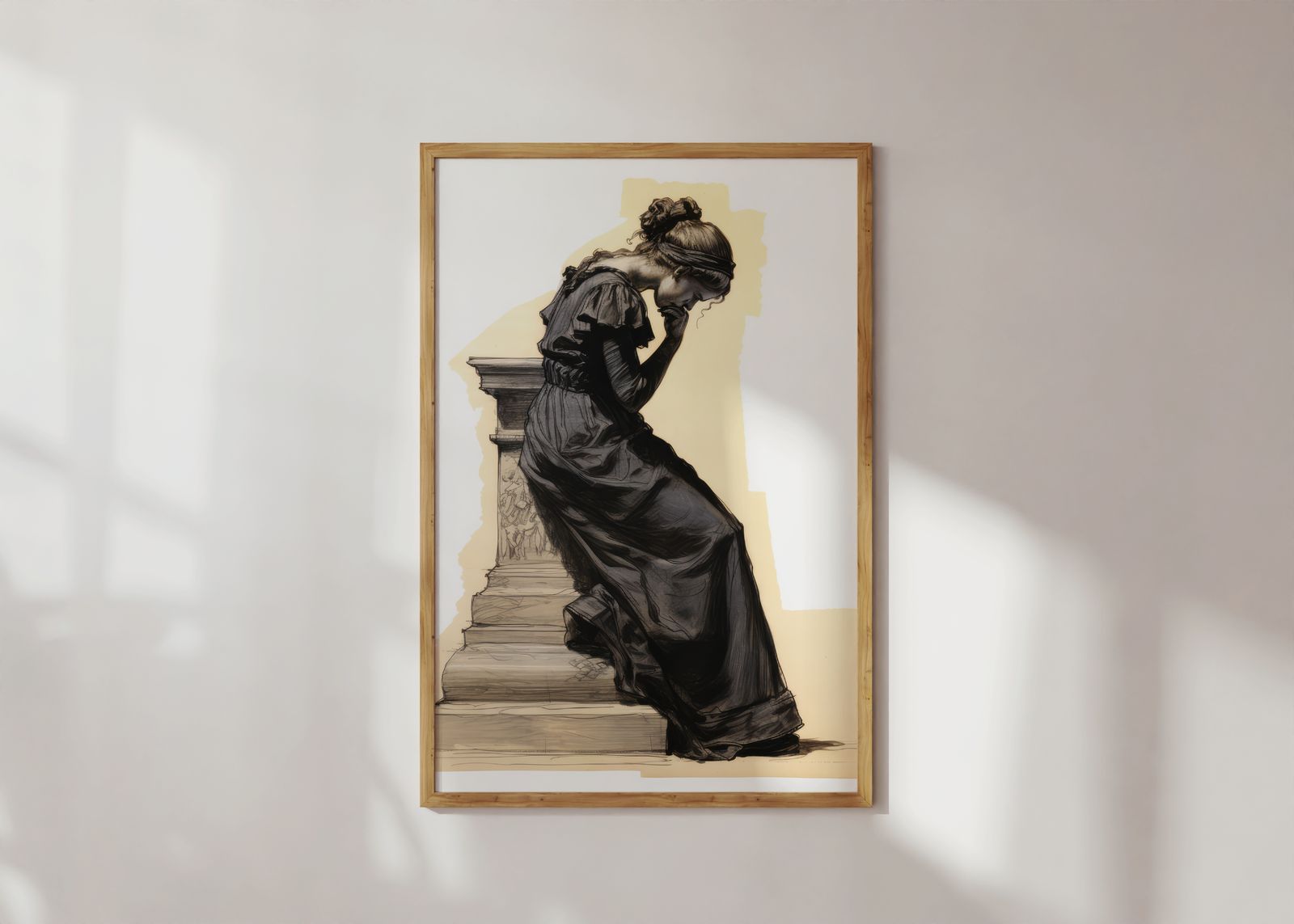 Poster - Contemplatie Schets