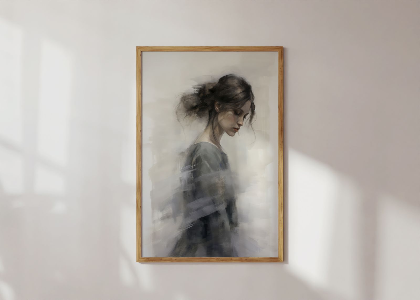 Poster - Contemplatief Portret