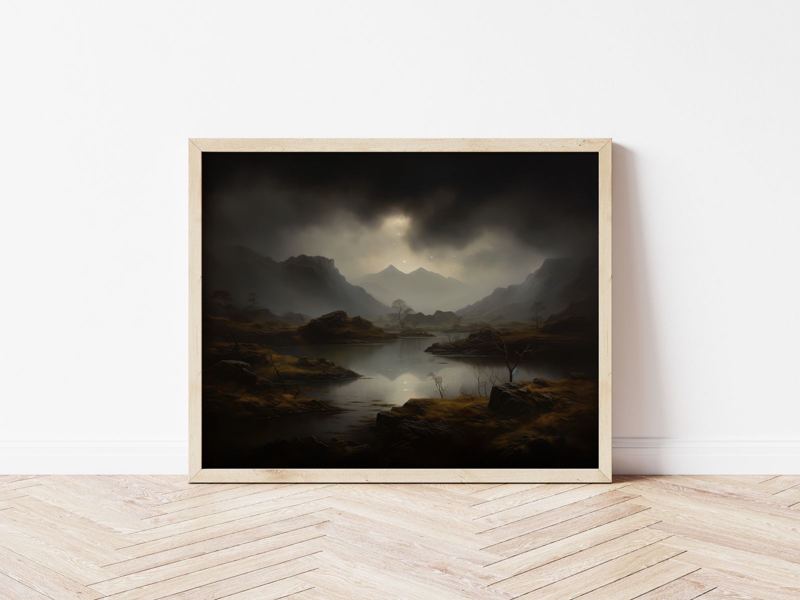 Poster - Mystieke berglandschap