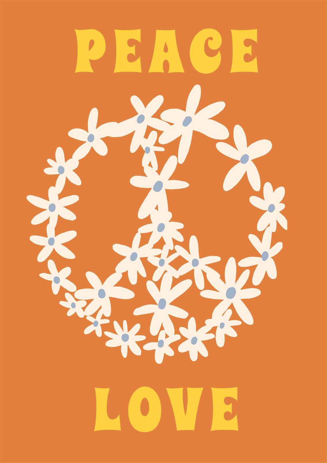 Poster - Vrede en Liefde