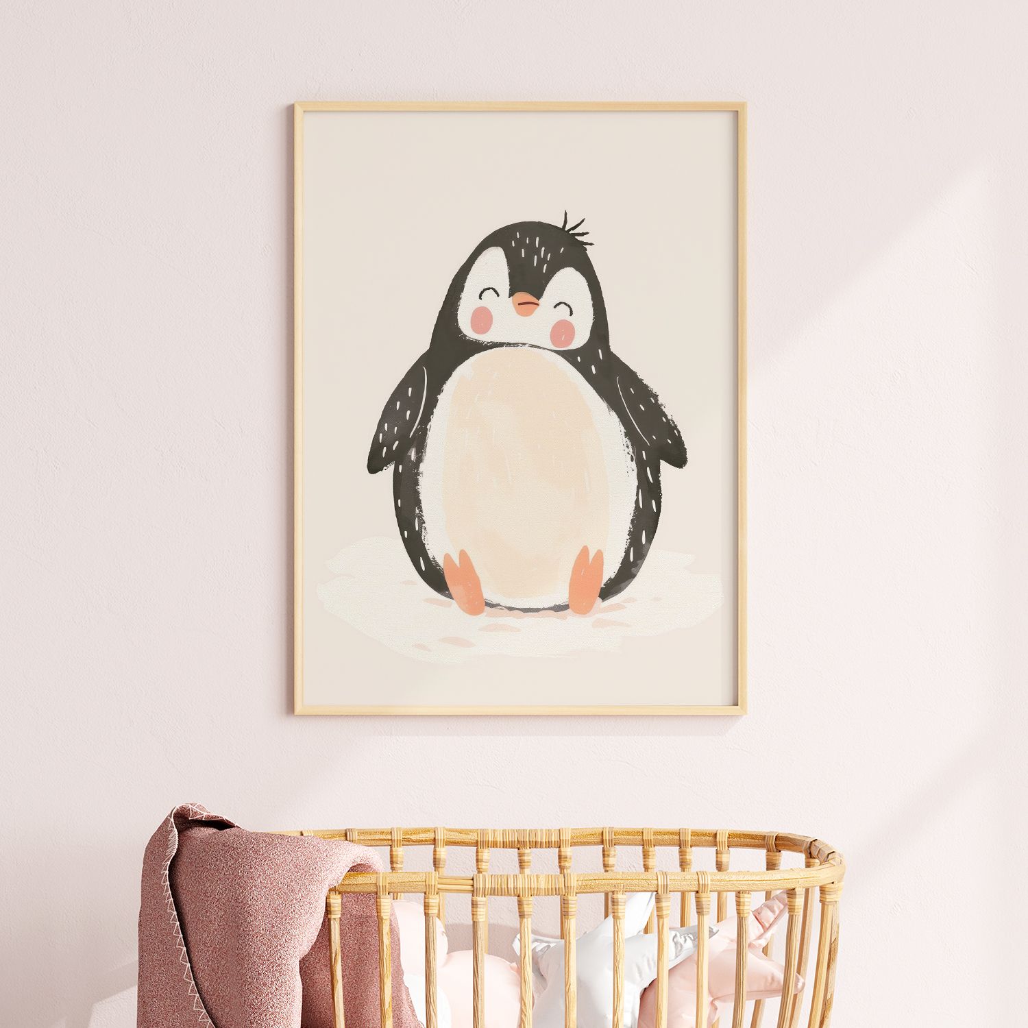 Poster - Schattige Pinguïn
