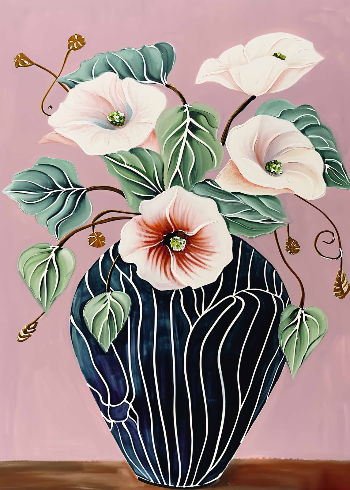 Poster - Bloemenvazen