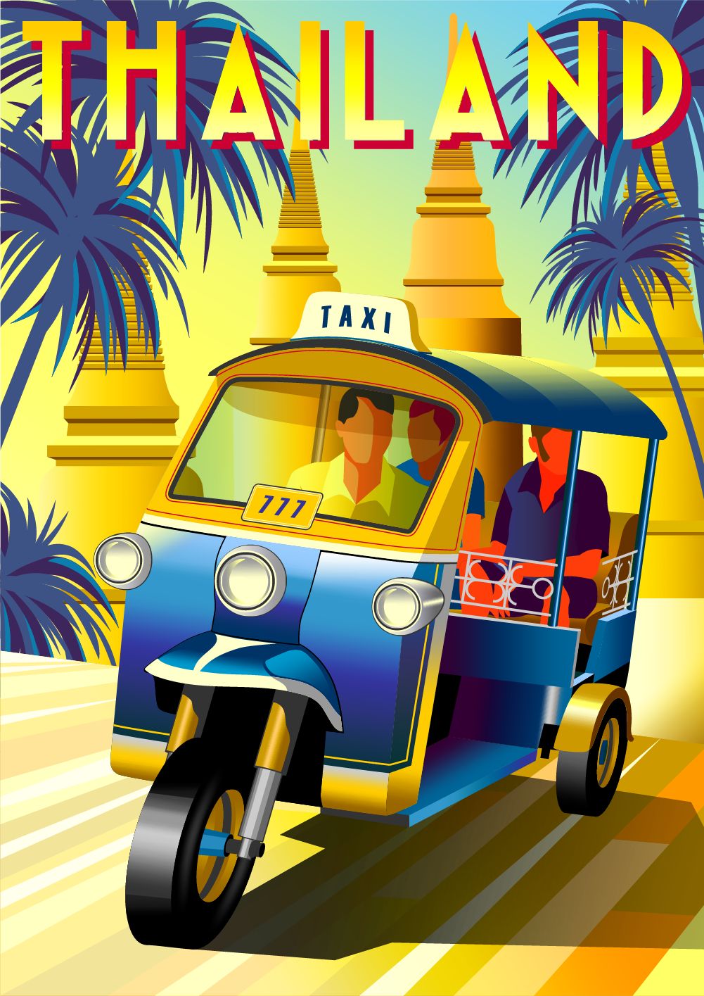 Poster - Thailand Tuk Tuk