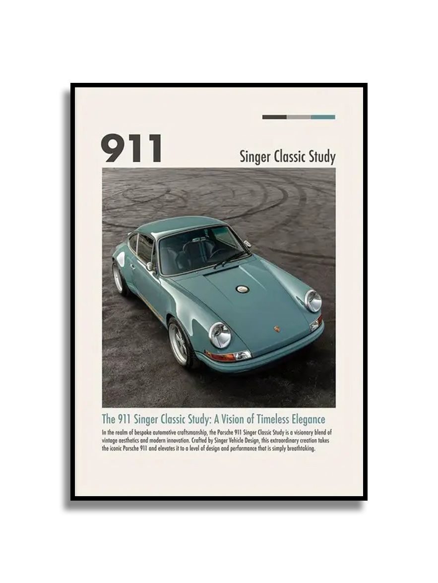 Poster - Porsche 911 Singer