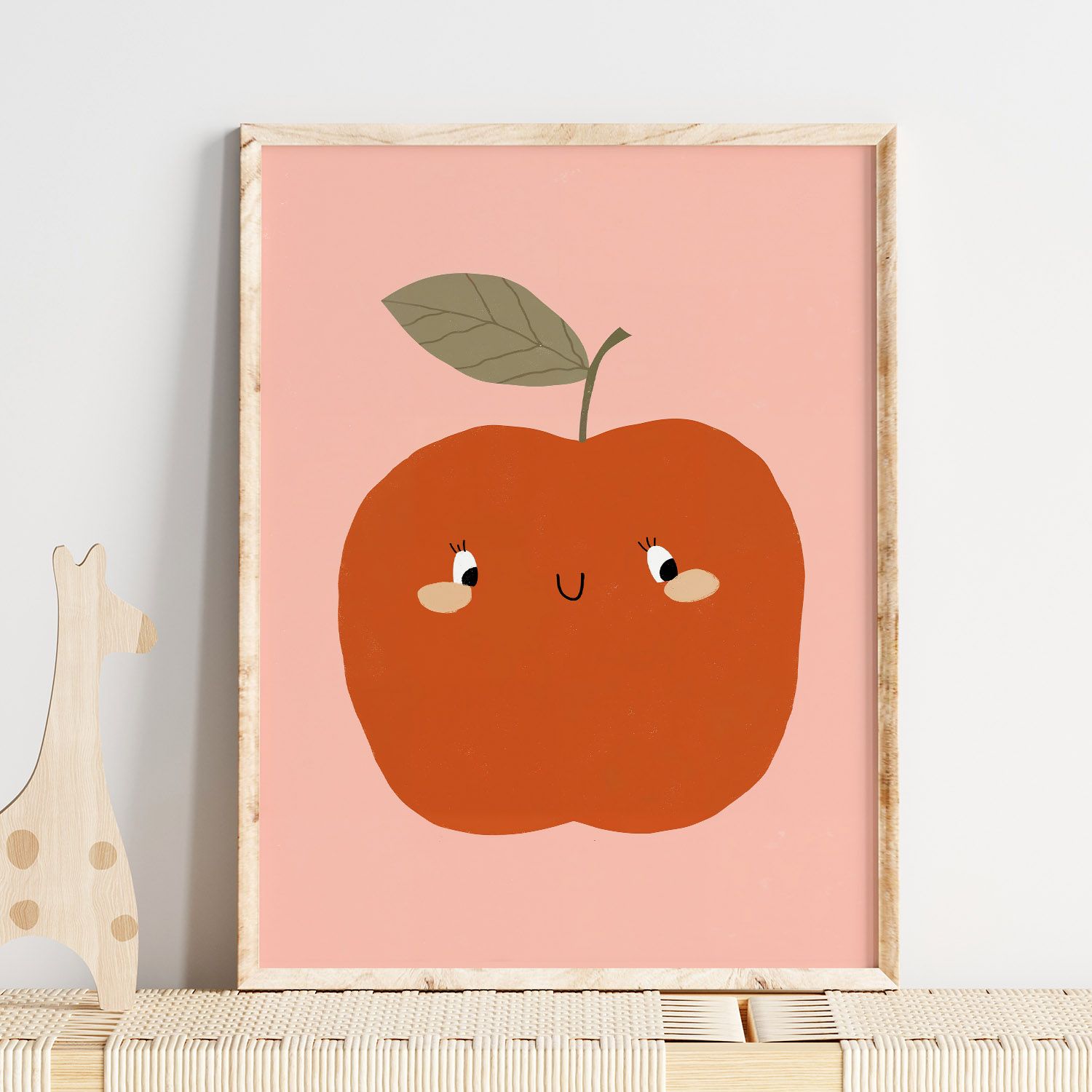 Poster - Lachende Appel