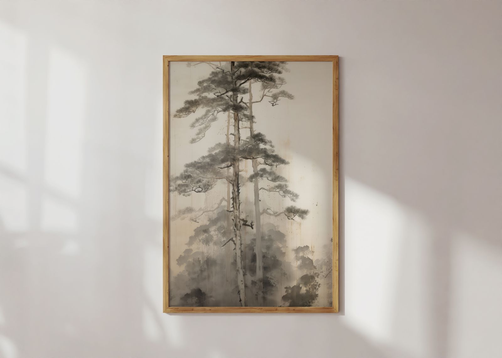 Poster - Nevelig Bos