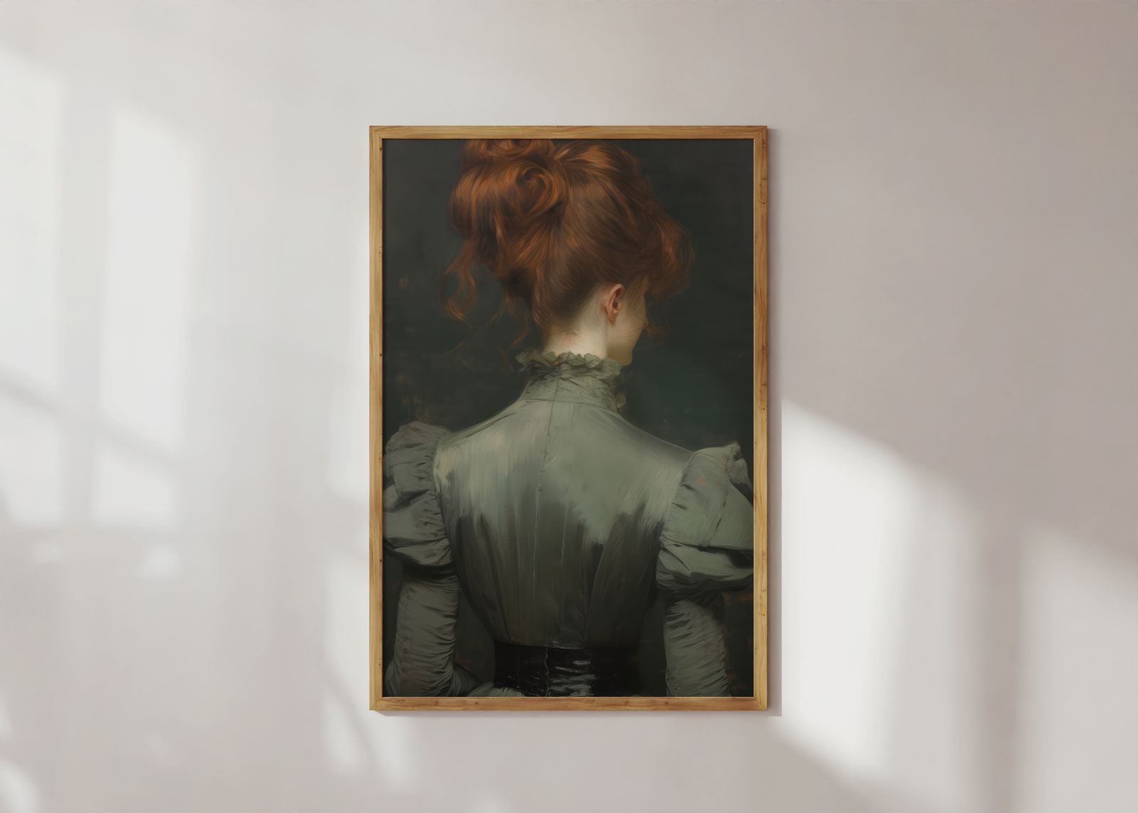 Poster - Dame met Rood Haar
