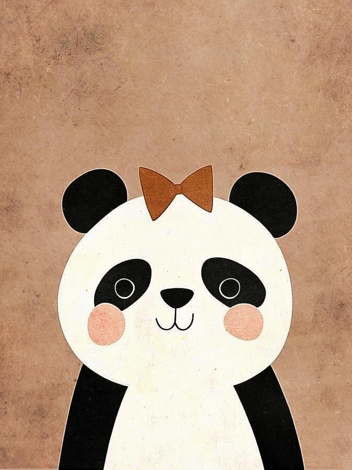 Poster - Schattige Panda