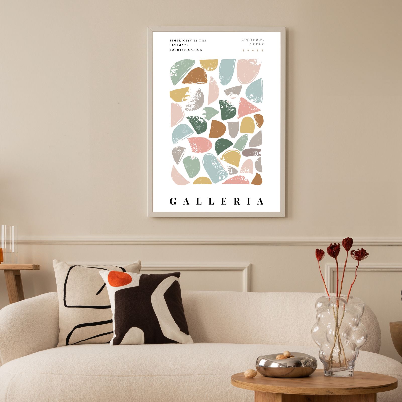 Moderne Abstracte Kunst Poster