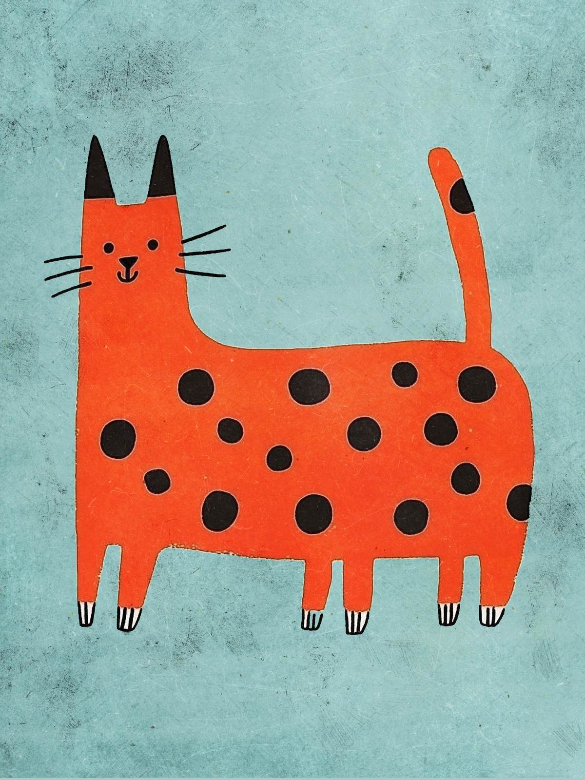 Poster - Gevlekte Kat
