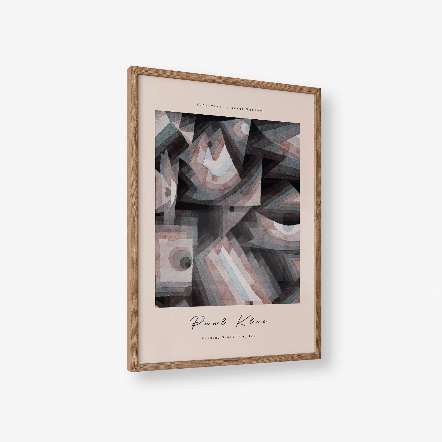 Poster - Cristalgradatie van Paul Klee