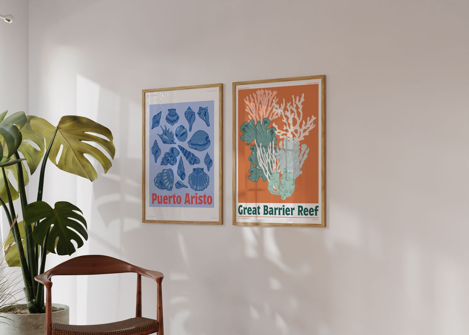 Poster - Coastal Dream Collection / Set van 2