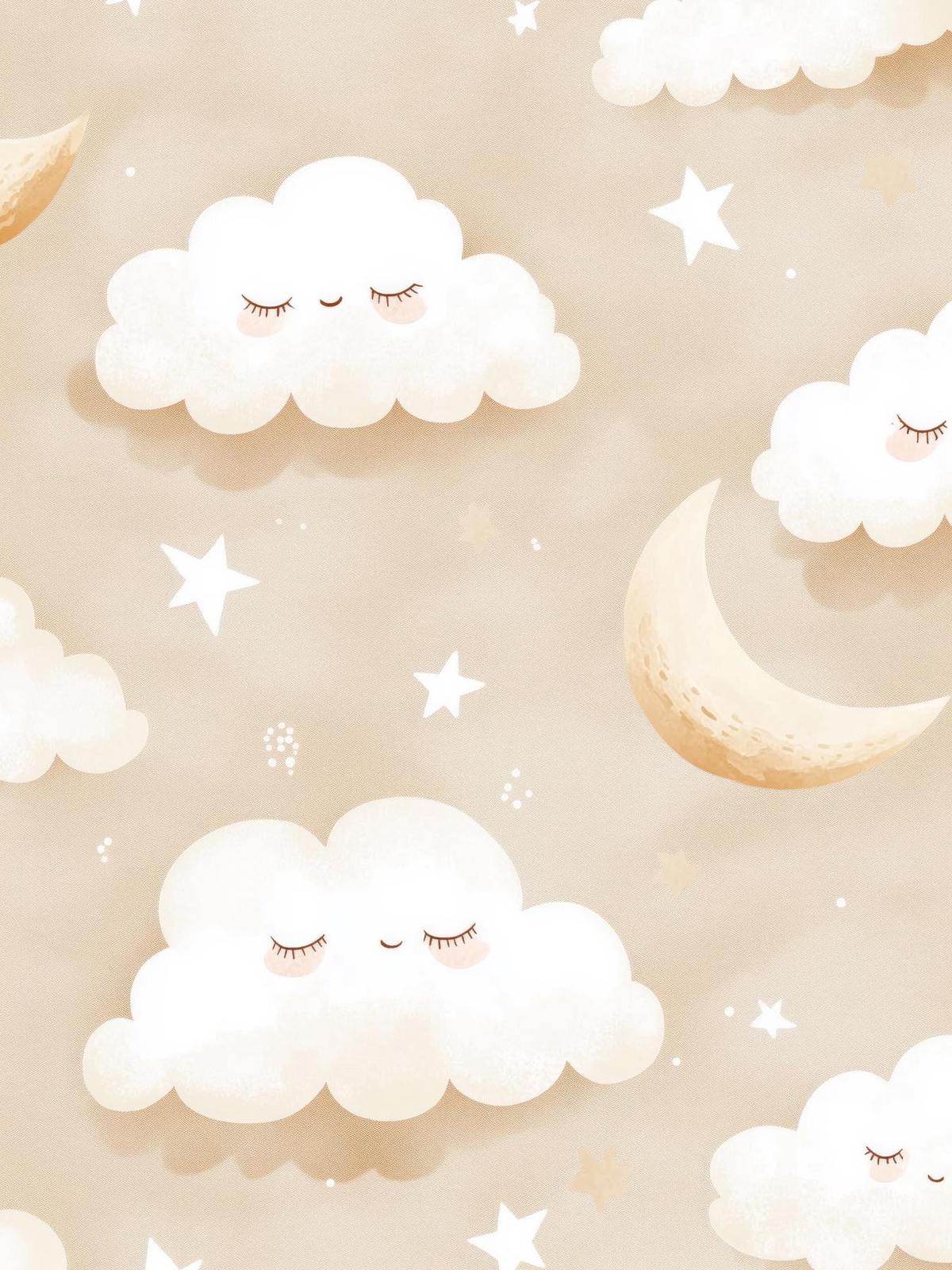 Poster - Dromerige Wolken