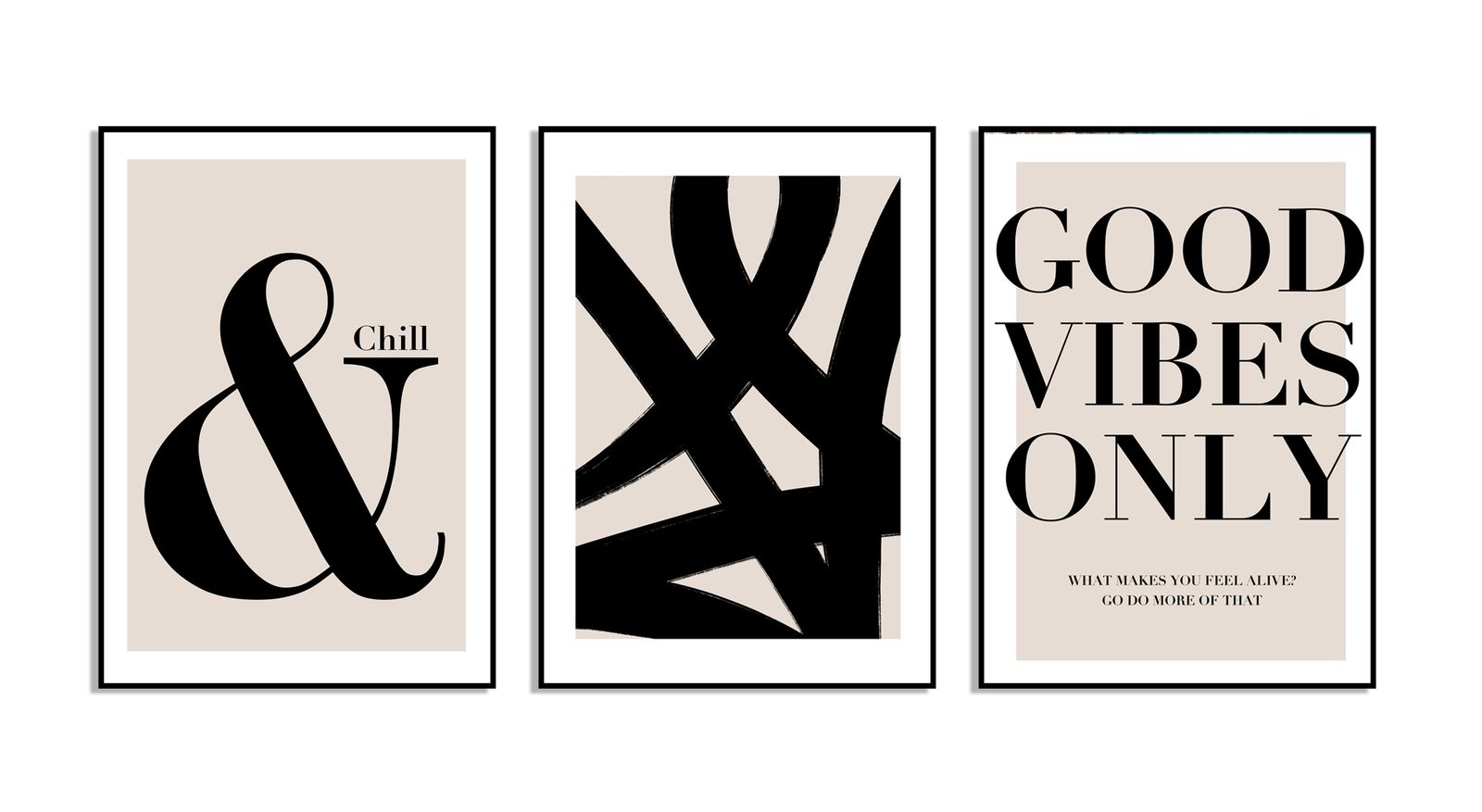 Motiverende Muurposter Set van 3