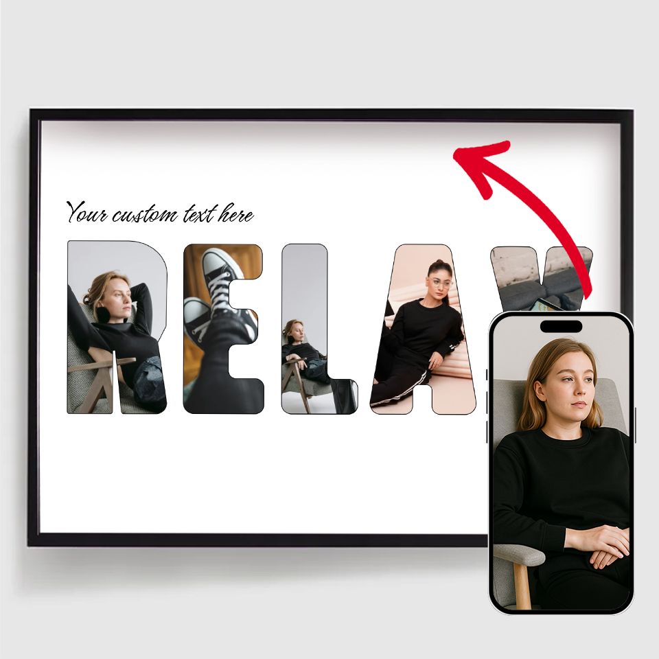 Gepersonaliseerde Posters - Relax - Foto Uploaden