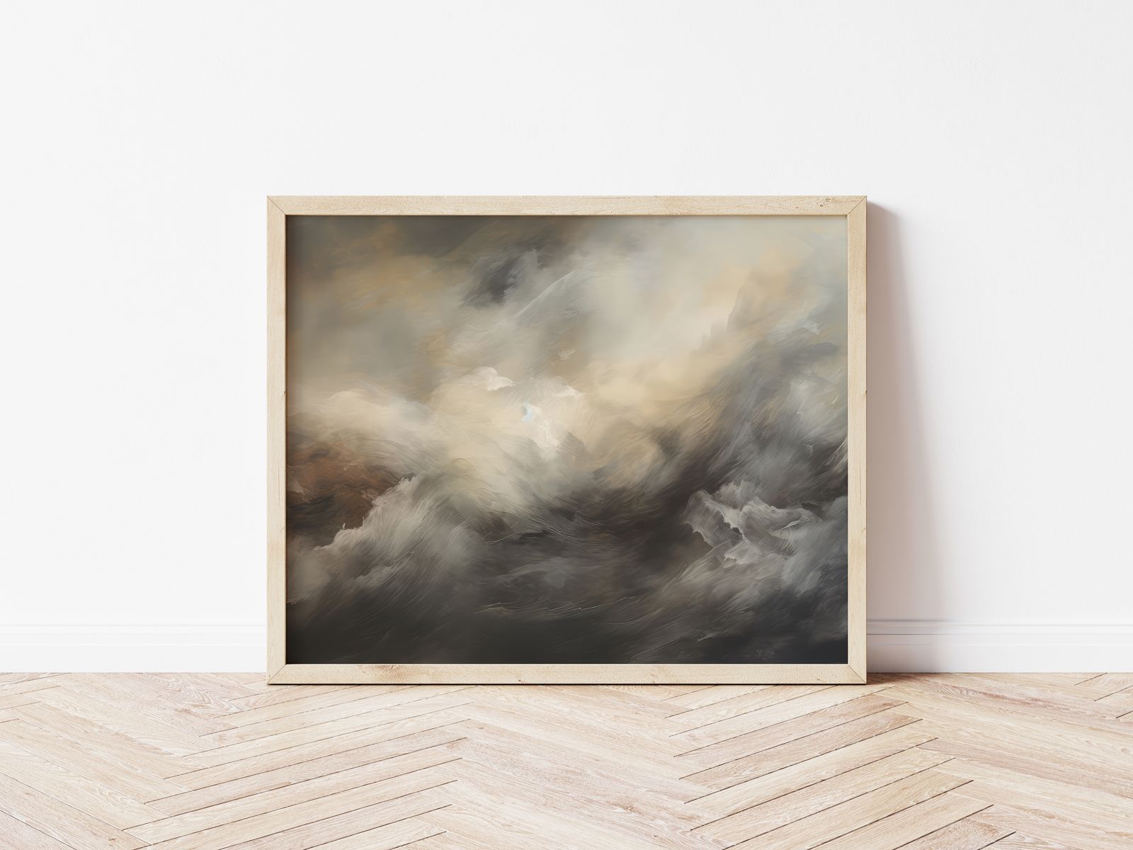 Poster - Abstract Wolkenlandschap