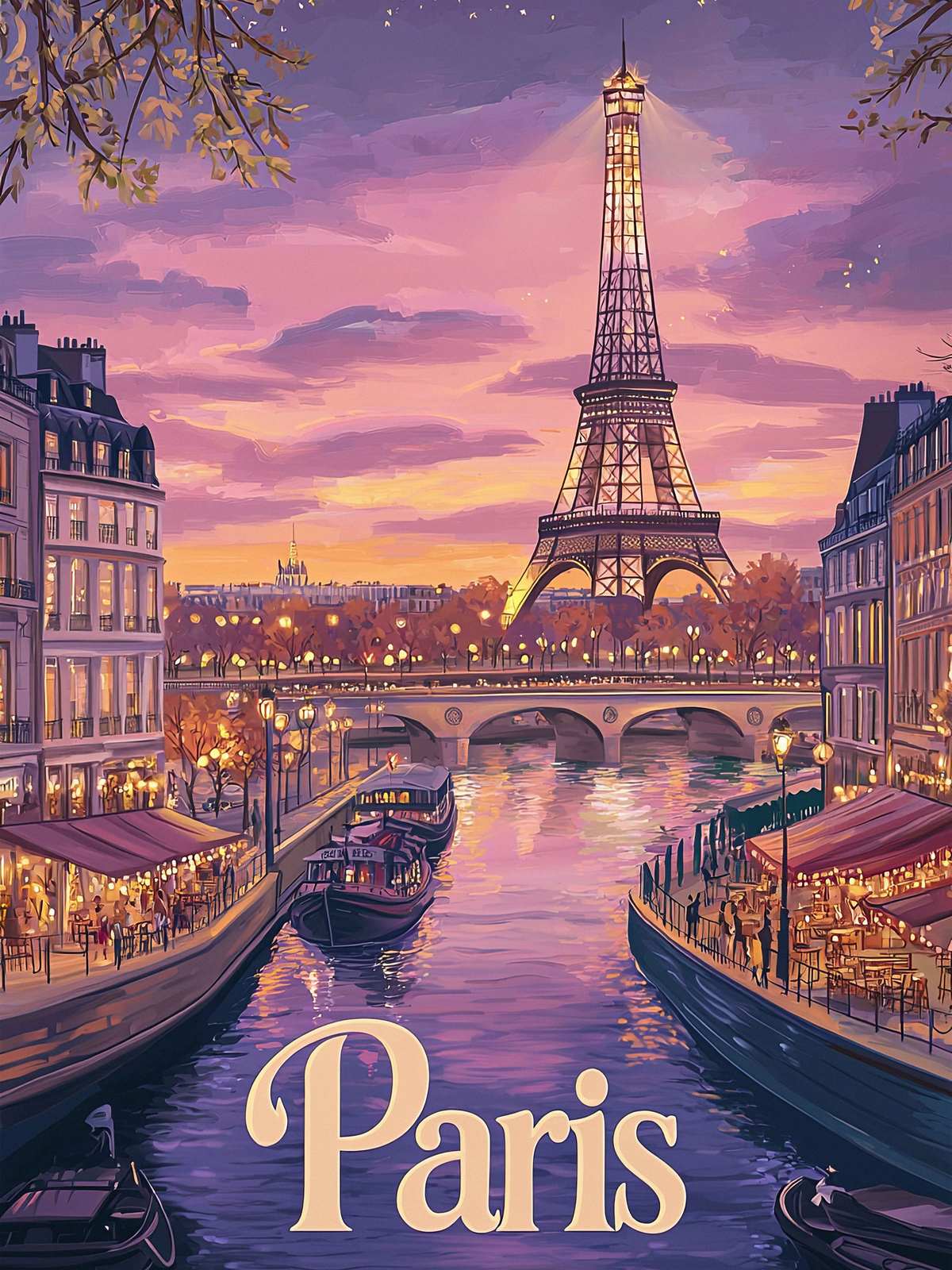 Poster - Parijs Eiffeltoren