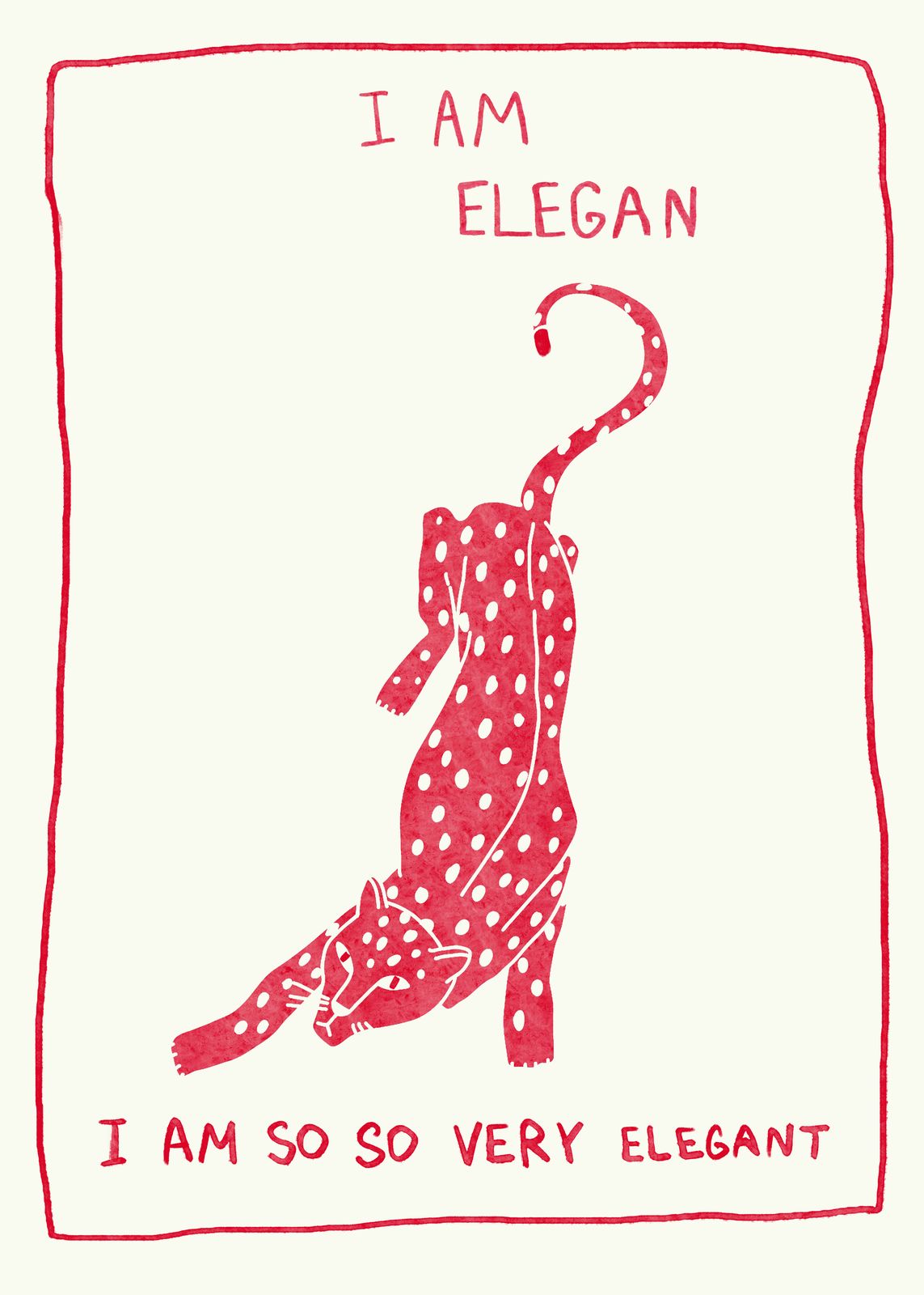 Poster - Ik Ben Elegant